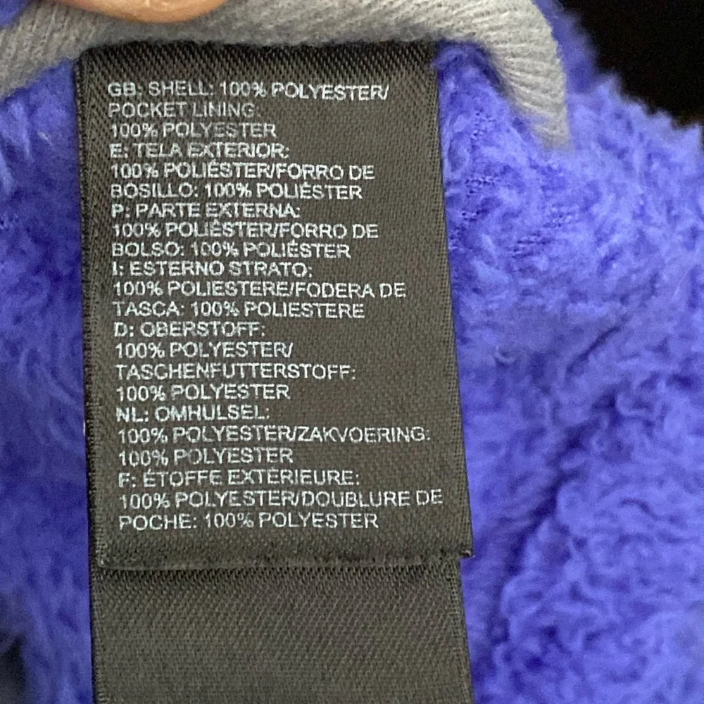 The North Face Girls Fuzzy Teddy Bear Full Zip Jacket Coat‎ Size XL (18)
